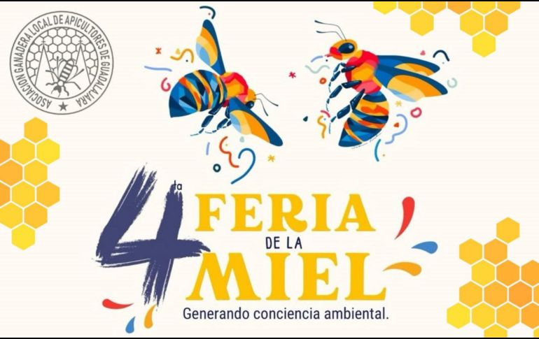 En la Feria de la Miel podrás asistir a talleres, aprender sobre apicultura y descubrir los beneficios de los productos de la colmena. INSTAGRAM/agl.a.gdl.mx/ESPECIAL