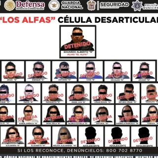 Caen 27 integrantes de 'Los Alfas', grupo vinculado al CNG que operaba en el Valle de Toluca