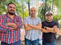 Marco Noceda, Rodolfo Orozco y Gerardo Esparza. EL INFORMADOR/ F. Salcedo