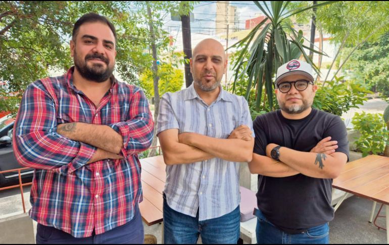 Marco Noceda, Rodolfo Orozco y Gerardo Esparza. EL INFORMADOR/ F. Salcedo