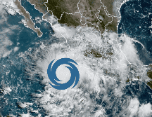 La tormenta tropical “Ivo” se localizó esta mañana 215 kilómetros al sur suroeste de Lázaro Cárdenas, Michoacán. ESPECIAL / NOAA