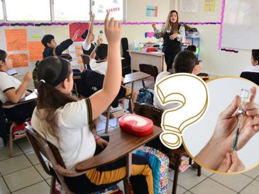 La medida aplicará para todos los niveles escolares, desde educación preescolar hasta estudios universitarios, y será indispensable contar con ciertas vacunas específicas.  ESPECIAL/GOBIERNODEMÉXICO