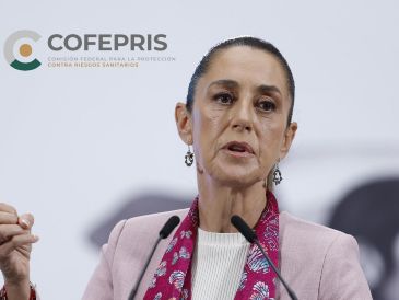 Claudia Sheinbaum, en "La Mañanera del pueblo" de este jueves 7 de agosto. EFE / S. Gutiérrez