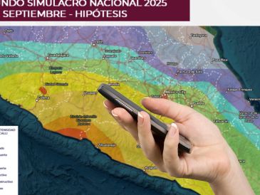 En rueda de prensa se dieron a conocer todos los detalles del segundo simulacro nacional, que como cada año se realiza el 19 de septiembre, esta vez a las 12:00 horas. ESPECIAL / CNPC y CANVA