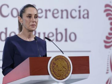 "Vamos a ver cómo está la orden ejecutiva, pero no hay riesgo de que vayan a invadir nuestro territorio", reiteró Sheinbaum en "La Mañanera del pueblo". SUN / F. Rojas