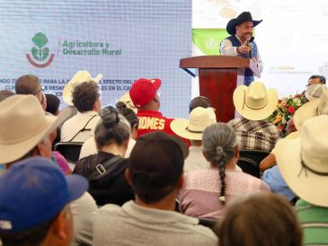 Eduardo Ron Ramos, titular de SADER Jalisco, reconoció la labor de las y los productores. CORTESÍA