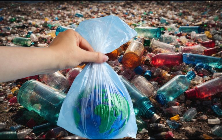 Con un 34% de la producción de estas cuatro resinas, China es, de lejos, el primer productor de plásticos. ESPECIAL / CANVA