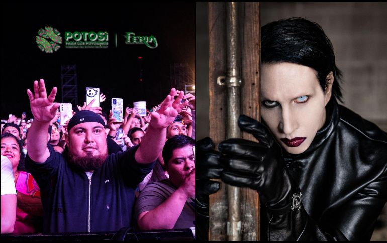 Marilyn Manson llegó a México para realizar su concierto gratuito en San Luis Potosí. ESPECIAL / FACEBOOK Ricardo Gallardo Cardona / Marilyn Manson