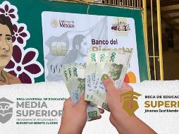 Son 3 los programas que benefician a los alumnos de educación básica, media superior y superior en México; cada uno ofrece un monto diferente por grupo y por nivel. ESPECIAL / Secretaría del Bienestar y CANVA