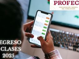 Las apps educativas son herramientas que se pueden utilizar en celulares, tablets o computadoras, y que permiten crear espacios para compartir información, organizar contenidos, responder y establecer un medio de comunicación. ESPECIAL / CANVA y Profeco