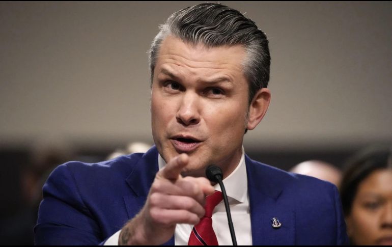 Hegseth evitó comentar sobre si Trump planea una operación de tropas estadounidenses en México o un ataque con drones. AP / ARCHIVO