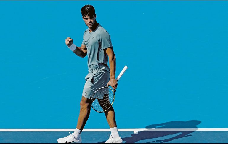 El próximo rival de Alcaraz será será el italiano Luca Nardi. AFP/M. Stockman