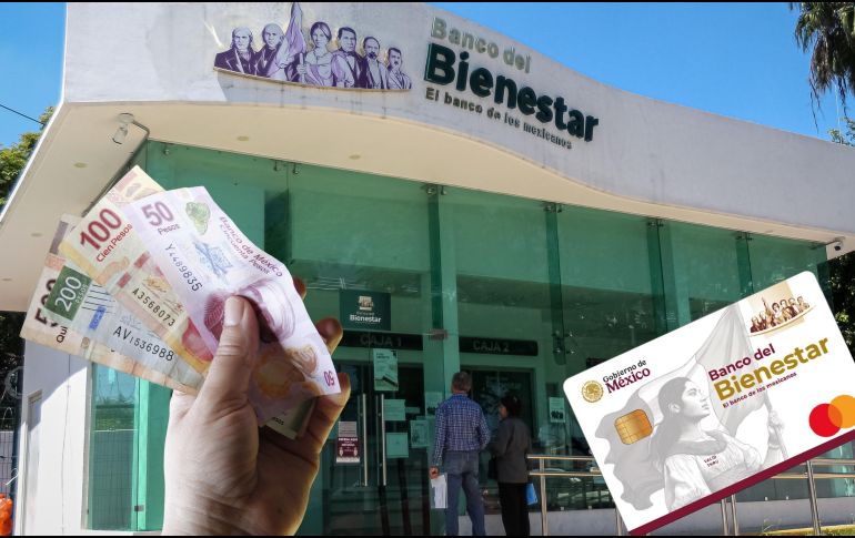 Actualmente, la Pensión Bienestar se entrega de manera bimestral a través del depósito a una tarjeta bancaria. ESPECIAL / EL INFORMADOR, Secretaría del Bienestar y CANVA