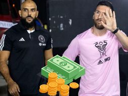 Fue David Beckham, copropietario y presidente del Inter Miami el encargado de contratar a Cheuko como guardaespaldas del ocho veces ganador del Balón de Oro. EFE / ARCHIVO