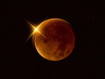 Cada eclipse lunar sólo es visible desde la mitad de la Tierra y esto explica por qué en esta ocasión no será posible presenciarlo en México. ESPECIAL / CANVA