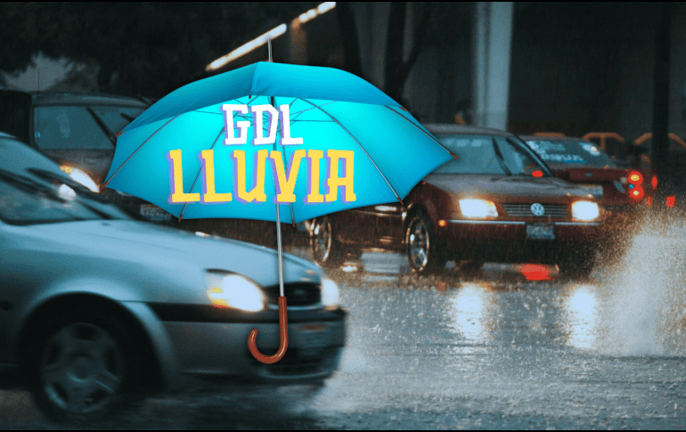 El pronóstico de lluvia para el viernes en Guadalajara es mayor entre las 14:00 y 17:00 horas. EL INFORMADOR / ARCHIVO