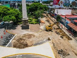A la par de la Glorieta Minerva, la Plaza de la República formará parte de la renovación integral del primer cuadro de la ciudad de cara al Mundial 2026. EL INFORMADOR / A. NAVARRO