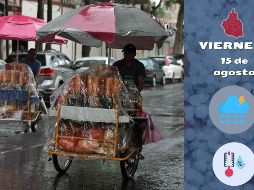 Hoy viernes 15 de agosto, la CDMX tendrá condiciones de clima inestables, con lluvias fuertes puntuales. X / @SGIRPC_CDMX