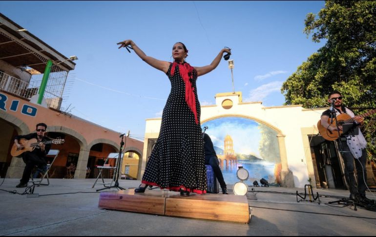 A  D’rumbaos Gipsy Collective se suma la presencia de la bailaora Diana León. CORTESÍA