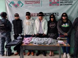 La Secretaría de Seguridad del Pueblo indicó que el operativo se realizó durante patrullajes preventivos de disuasión del delito y de proximidad social. CORTESÍA/ Fiscalía General del Estado de Chiapas