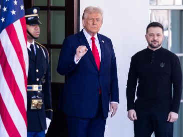Trump anunció que se reuniría con Zelenski en el Despacho Oval de la Casa Blanca el lunes. EFE/ARCHIVO