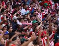 La actitud de los jugadores y las decisiones de la directiva tienen descontenta a la porra del Guadalajara. IMAGO7/C. Hernández