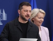 La compañía de los líderes europeos hace visible el apoyo del que goza Zelenski. EFE/O. HOSLET