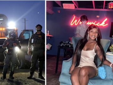 Tatiana fue sometida por uno de los elementos de migración, poniendo su cara contra el suelo. AFP/ ARCHIVO / ESPECIAL