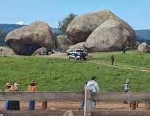 Debido a este suceso, una persona cayó desde lo alto de una 