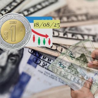 Peso presenta caída frente al dólar en el arranque de semana