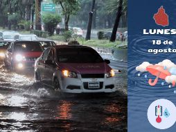 El clima en la Ciudad de México estará marcado por contrastes: un ambiente caluroso durante el día y la llegada de lluvias fuertes hacia la tarde y la noche. ESPECIAL / SUN y CANVA