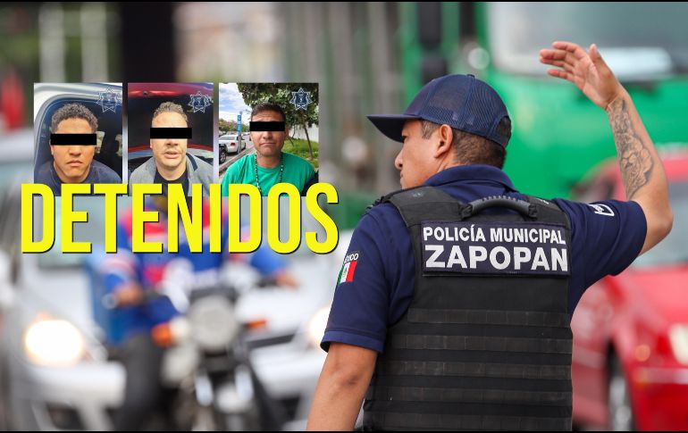 Tres sujetos fueron detenidos el día de ayer en dos colonias de Zapopan. EL INFORMADOR / ARCHIVO