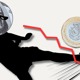 Dólar da PATADÓN al peso mexicano; tipo de cambio esta mañana