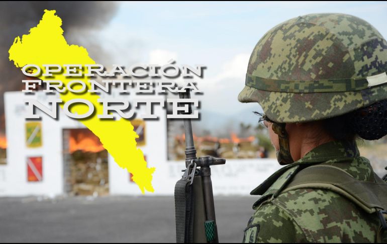 El Gabinete de Seguridad informó las cuatro acciones más relevantes de la Operación Frontera Norte implementadas el día de ayer. NTX / ARCHIVO