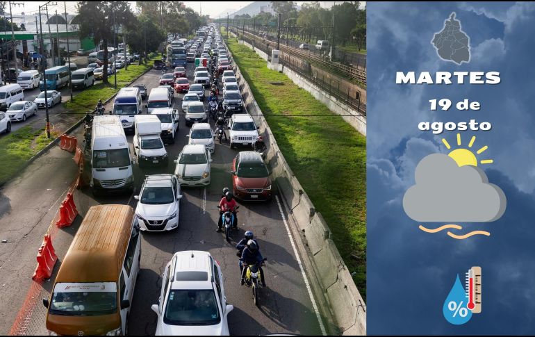 Este martes, la Ciudad de México tendrá un ambiente caluroso después del mediodía. ESPECIAL, SUN / H. Salvador y CANVA