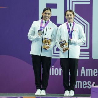 Jalisciense Suri Cueva y María Sánchez logran plata en Asunción 2025