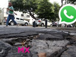Para denunciar un bache en la Ciudad de México es necesario proporcionar la información necesaria para ubicarlo. EL INFORMADOR/ARCHIVO/ESPECIAL