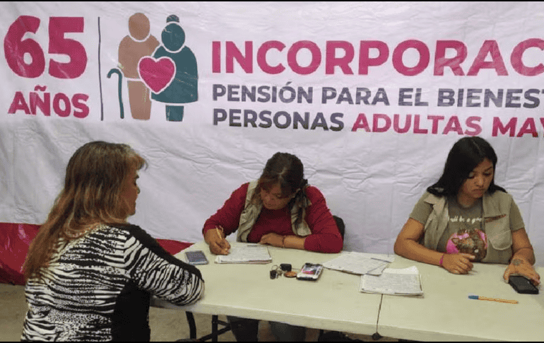 El programa social está dirigido a personas de 65 años y más. ESPECIAL / SECRETARÍA DEL BIENESTAR