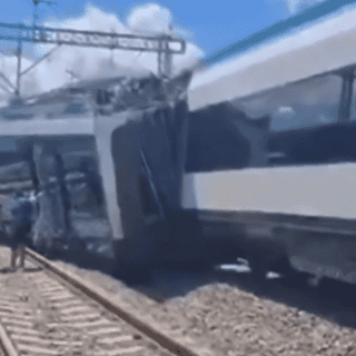 Así fue el desalojo de pasajeros tras descarrilarse el Tren Maya | VIDEO