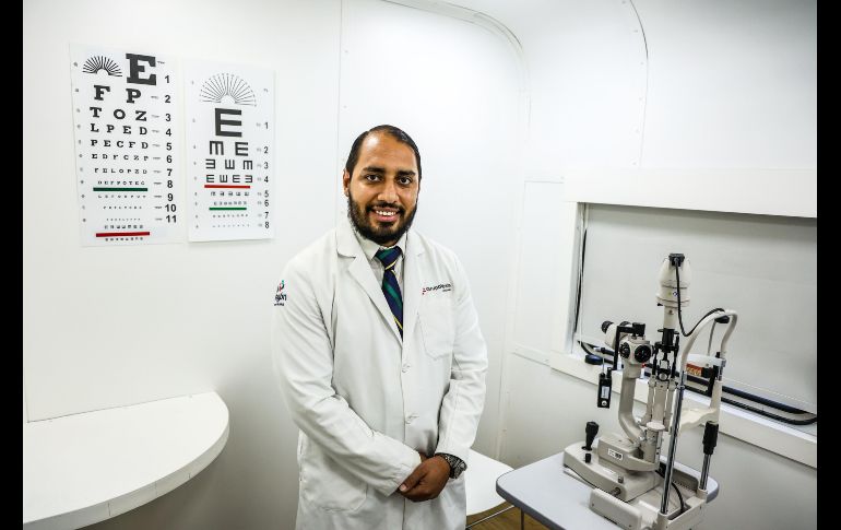 El tren también cuenta con una farmacia para entregar medicamentos, lentes y aparatos auditivos para quienes lo necesiten, totalmente gratuitos. EL INFORMADOR / A. Navarro