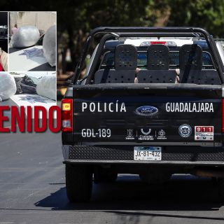 Detienen a sujeto que viajaba en un taxi con droga