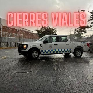 Estos son los cierres viales en la ZMG por lluvia, según la Policía Vial