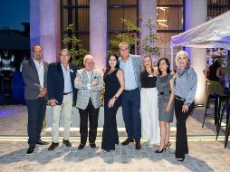 Daniel Sahagún, Carlos Ochoa, Armando Cantú, Claudia Elizalde, Jorge Bedron, Laura J. Michel, Erika García y Marisa Armani. GENTE BIEN JALISCO / S. Gómez