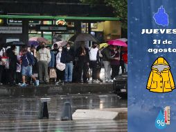 Se prevé el incremento de nubosidad hacia la tarde y lluvias fuertes a muy fuertes acompañadas de actividad eléctrica y caída de granizo. ESPECIAL / SUN y CANVA