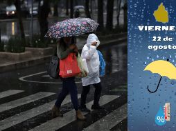 El periodo crítico será entre las 16:00 y 19:00 horas, con mayor riesgo en las zonas norte, poniente, oriente y sur de la capital. ESPECIAL / SUN y CANVA
