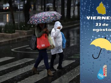 El periodo crítico será entre las 16:00 y 19:00 horas, con mayor riesgo en las zonas norte, poniente, oriente y sur de la capital. ESPECIAL / SUN y CANVA