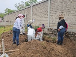 La fosa fue localizada el pasado sábado y se ha intervenido por parte del colectivo de búsqueda.  FACEBOOK / Madres Buscadoras De Sonora