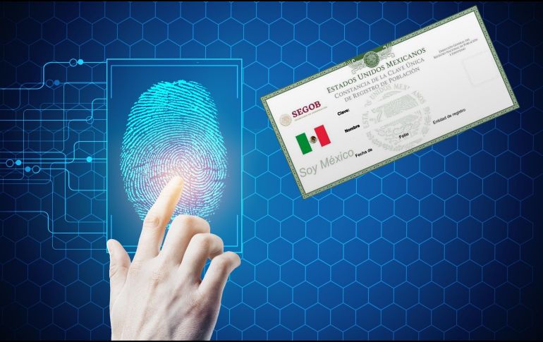 La reforma a la Ley General de Población de julio abre el paso a la implementación de un nuevo documento de identificación en México: la CURP Biométrica. ESPECIAL / CANVA y Gobierno de México