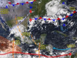 Se prevén condiciones de inestabilidad atmosférica en gran parte del país debido a la interacción del monzón mexicano, canales de baja presión, una vaguada en altura y el paso de las ondas tropicales núm. 24 y 25.