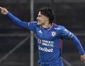 Luka Romero, autor del gol que le dio el triunfo al Cruz Azul. EFE/J. Méndez